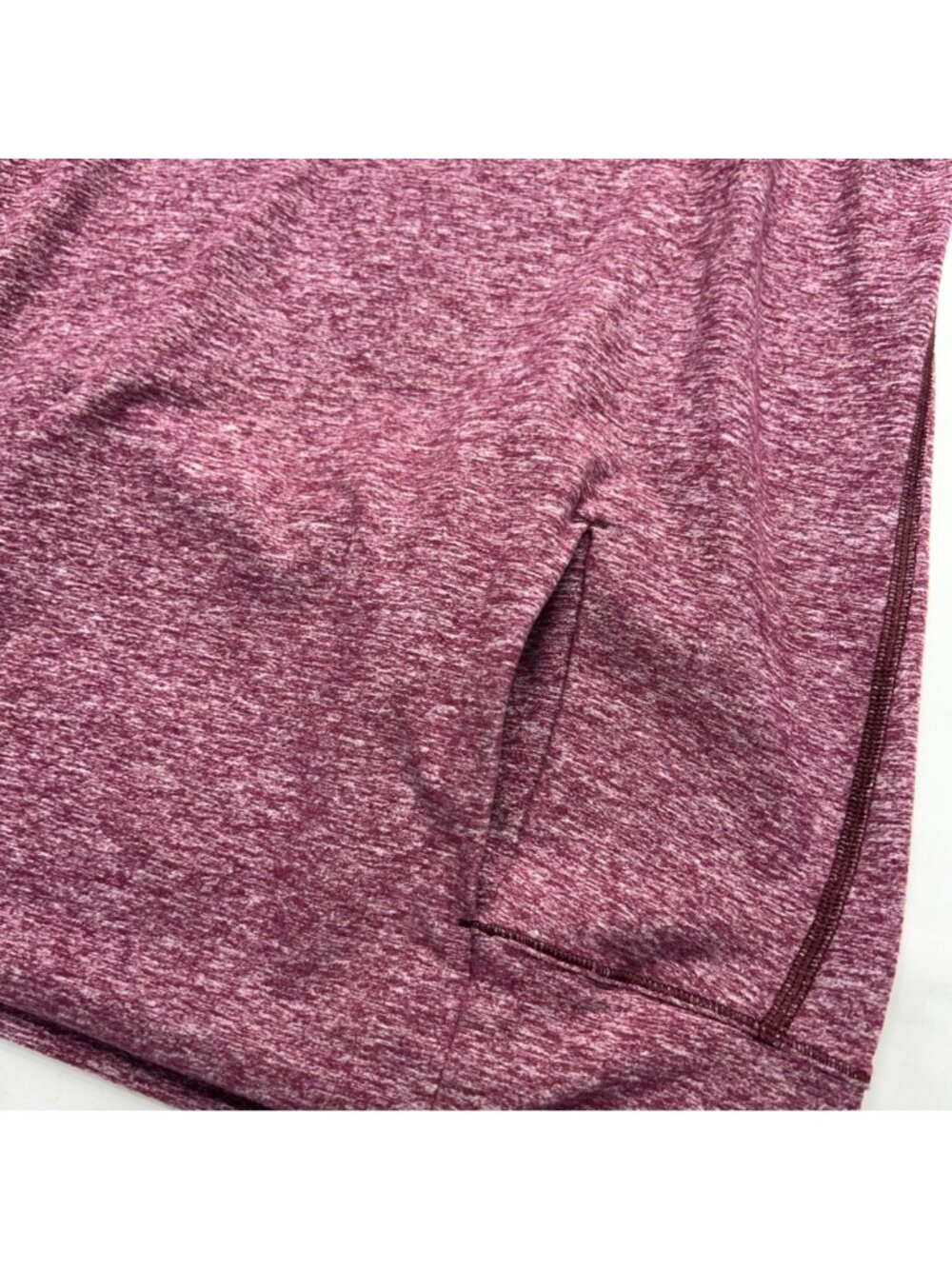 Lululemon Make A Move Long Sleeve Cowl Neck Pullover Heathered Red Grape No Size - Picture 7 of 15